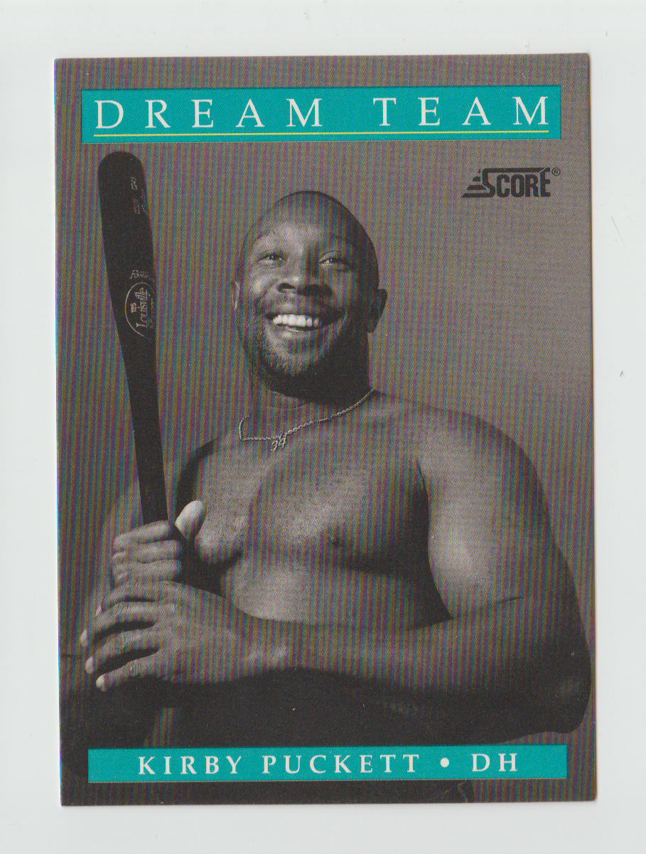 Kirby Puckett 1991 Score Dream Team Series Mint Card #891