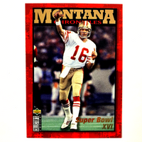 Joe Montana 1995 Chronicles Collector's Choice Series Mint Card #JM2
