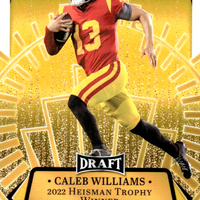 Caleb Williams 2023 Leaf Draft Award Winners Gold Series Mint Rookie Card #14