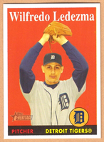 Wilfredo Ledezma 2007 Topps Heritage Yellow Team Letters Short Print Card #13
