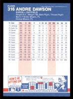 Andre Dawson 1987 Fleer Series Mint Card #316
