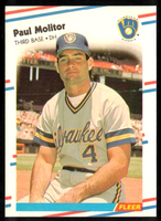 Paul Molitor 1988 Fleer Glossy Series Mint Card #169
