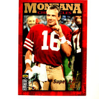 Joe Montana 1995 Chronicles Collector's Choice Series Mint Card #JM7
