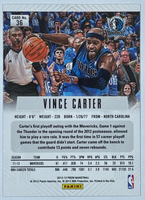 Vince Carter 2012 2013 Panini Prizm Series Mint Card #36  First Year Of Prizm
