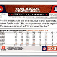 Tom Brady 2008 Topps Kickoff Series Mint Card #111