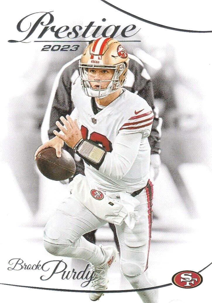 Brock Purdy 2023 Panini Prestige Series Mint 2nd Year Card #256