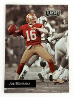 Joe Montana 1993 Playoff Series Mint Card #8
