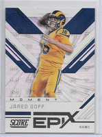 Jared Goff 2019 Score Epix Moment Series Mint Card #EM-1
