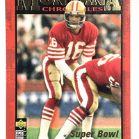 Joe Montana 1995 Chronicles Collector's Choice Series Mint Card #JM4