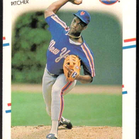 Dwight Gooden 1988 Fleer Glossy Series Mint Card #135