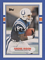 Andre Rison 1989 Topps Traded Series Mint Rookie Card #102T
