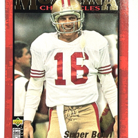 Joe Montana 1995 Chronicles Collector's Choice Series Mint Card #JM9