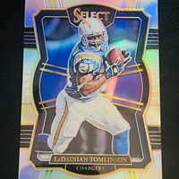 LaDainian Tomlinson 2017 Panini Select Premier Level Silver Prizm Series Mint Card #122