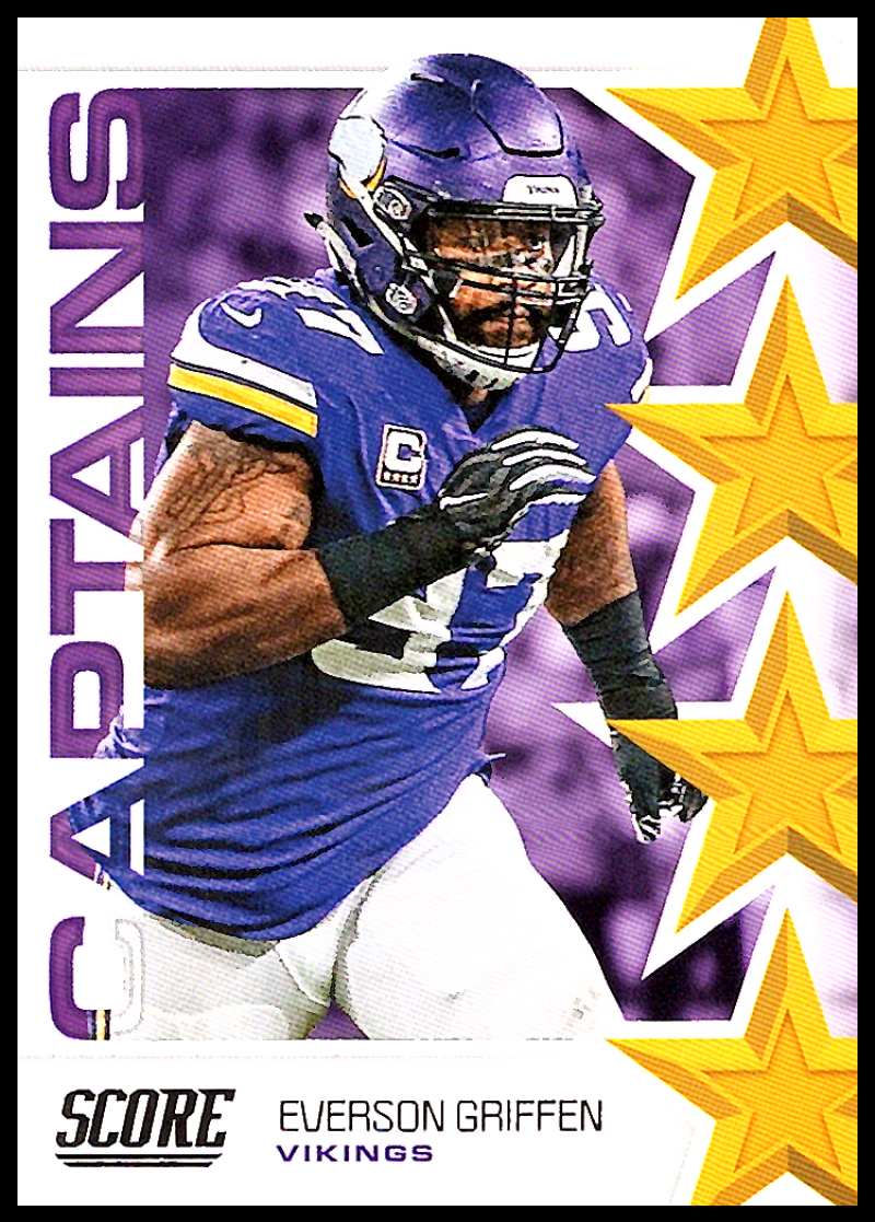 Everson Griffen 2019 Score Captains Series Mint Card #C-20