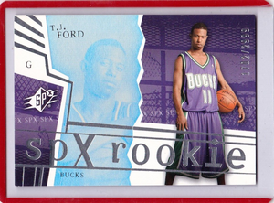 T.J. Ford 2003 2004 Upper Deck SPx Series Mint Rookie Card #134   Only 2999 made