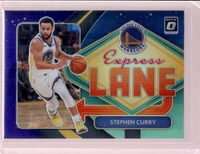 Stephen Curry 2020 2021 Donruss OPTIC Express Lane PURPLE Series Mint Insert Card #3
