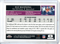 Eli Manning 2005 Topps Chrome Series Mint Card #36
