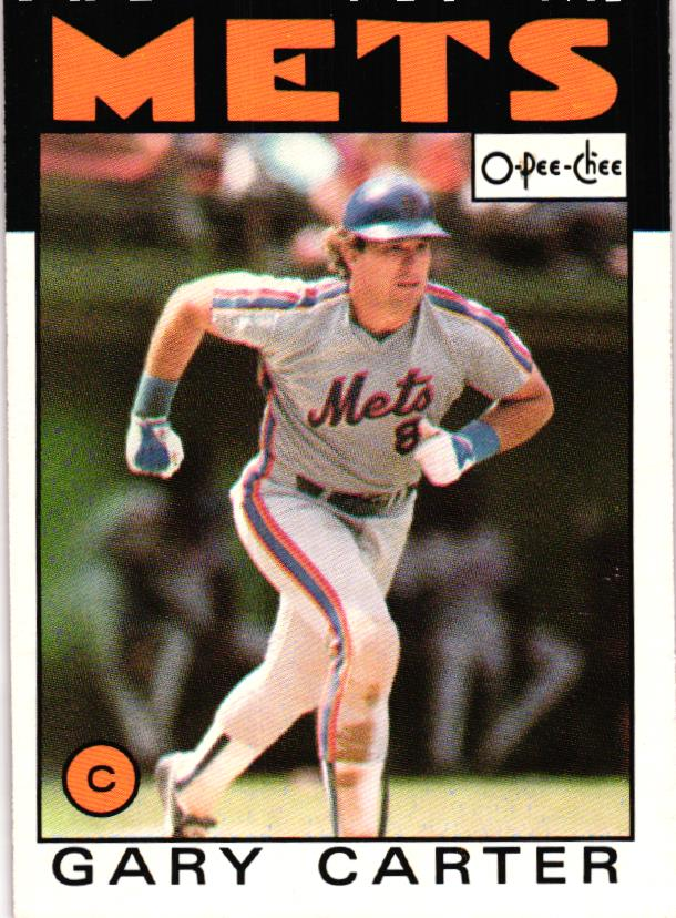 Gary Carter 1986 O-Pee-Chee Series Mint Card #170