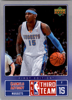 Carmelo Anthony 2007 2008 Upper Deck First Edition All-NBA Series Mint Card #12
