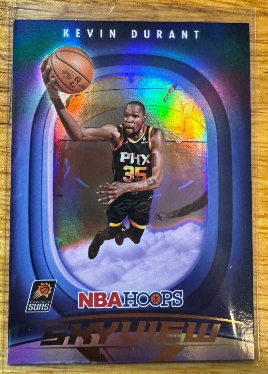 Kevin Durant 2023 2024 Panini NBA Hoops Skyview Holo Series Mint Card #1