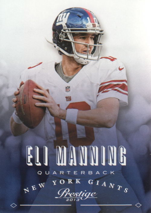 Eli Manning 2013 Prestige Series Mint Card #126