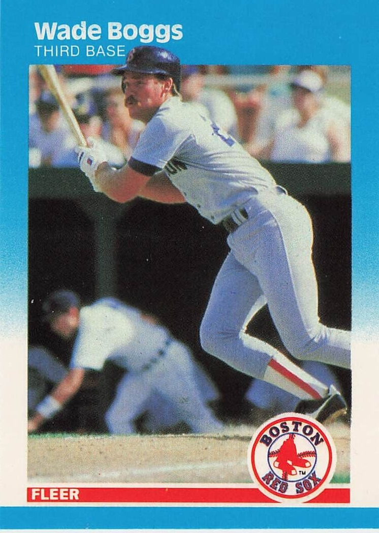 Wade Boggs 1987 Fleer Series Mint Card #29