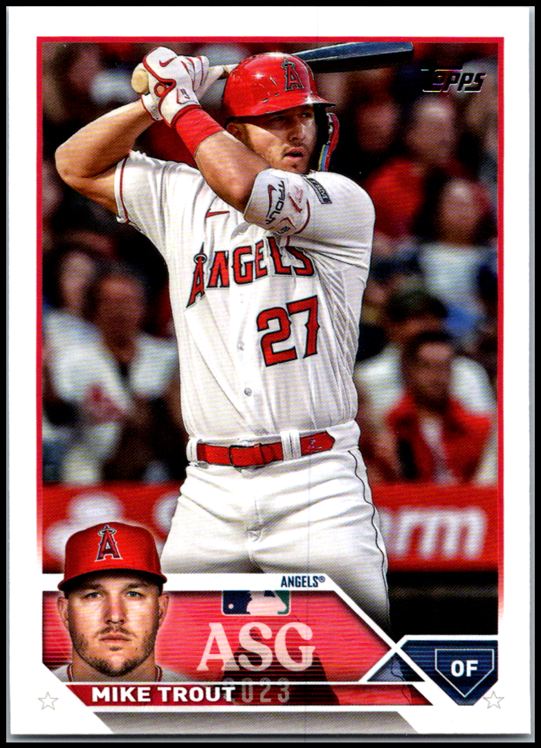 Mike Trout  2023 Topps Update All-Star Game Series Mint Card #ASG-18