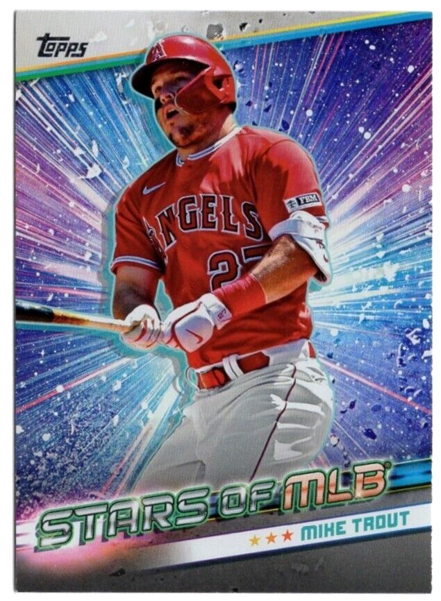 Mike Trout 2024 Topps Stars of MLB Mint Insert Card #SMLB-2