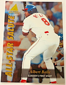 Albert Belle 1995 Pinnacle Zenith All-Star Salute Series Mint Card #11