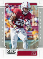 Bryce Love 2019 Score Scorecard Series Mint Rookie Card #338
