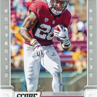 Bryce Love 2019 Score Scorecard Series Mint Rookie Card #338