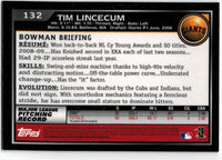 Tim Lincecum 2010 Bowman Chrome Series Mint Card #132
