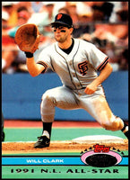 Will Clark 1991 Topps Stadium Club Dome Series Mint Card #28
