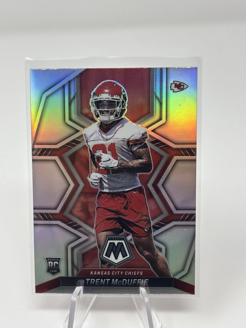 Trent McDuffie 2022 Panini Mosaic Series Mint Rookie Card #371