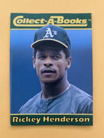 Rickey Henderson 1990 Collect-A-Book Series Mint Card
