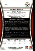 Hines Ward 2008 Bowman Gold Series Mint Card #78
