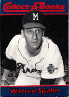 Warren Spahn 1990 Collect-A-Book Series Mint Card
