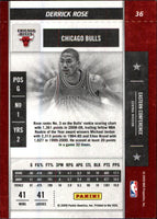 Derrick Rose 2009 2010 Panini Playoff Contenders Series Mint Card #36
