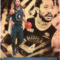 Derrick Rose 2020 2021 Panini  Illusions Series Mint Card #138