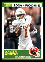 Xavier Worthy  2024 Score Protential Series Mint Card #15
