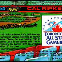 Cal Ripken 1991 Topps Stadium Club Dome Series Mint Card #154