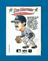 Don Mattingly 1990 Collect-A-Book Series Mint Card
