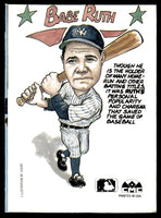 Babe Ruth 1990 Collect-A-Book Series Mint Card
