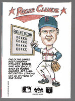 Roger Clemens 1990 Collect-A-Book Series Mint Card
