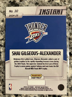 Shai Gilgeous-Alexander 2025 Panini Instant NBA Champions Series Mint Card #30
