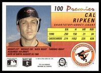 Cal Ripken 1991 O-Pee-Chee Premier Series Mint Card #100
