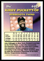 Kirby Puckett 1994 Topps Series Mint Card #607
