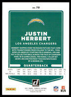 Justin Herbert 2021 Donruss Series Mint Card #70
