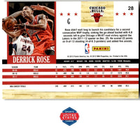 Derrick Rose 2011 2012 Hoops Mint Series Card #28
