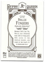 Rollie Fingers 2012 Topps Gypsy Queen Framed Gold Series Card #238
